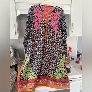 Pakistani Top with Duppata and pants